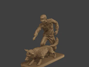 Czechoslovak communist Police K9 004 3D Print Model