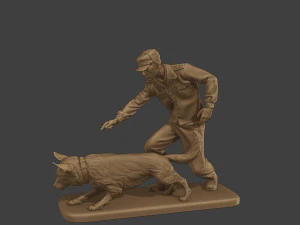 Czechoslovak communist Police K9 004 3D Print Model