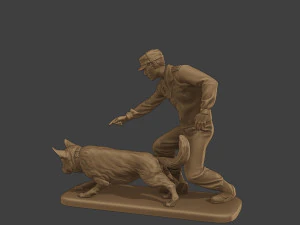 Czechoslovak communist Police K9 004 3D Print Model