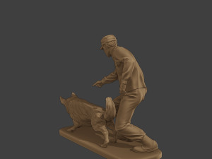Czechoslovak communist Police K9 004 3D Baskı Modeli