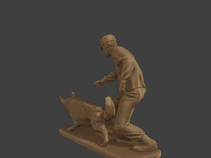 Czechoslovak communist Police K9 004 3D Print Model