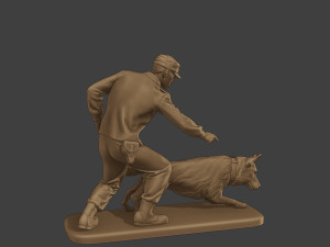 Czechoslovak communist Police K9 004 3D Baskı Modeli