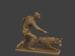 Czechoslovak communist Police K9 004 3D Baskı Modeli