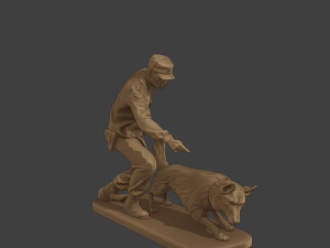 Czechoslovak communist Police K9 004 3D Baskı Modeli