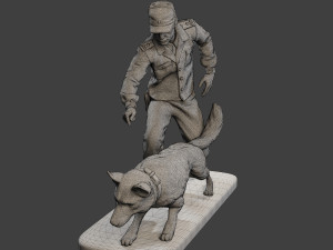 Czechoslovak communist Police K9 004 3D Baskı Modeli