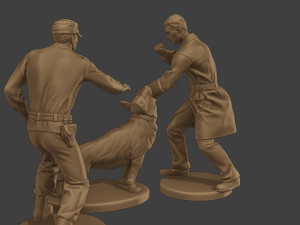 Czechoslovak communist Police K9 006 Modelo de Impressão 3D
