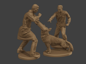 Czechoslovak communist Police K9 006 Modelo de Impressão 3D