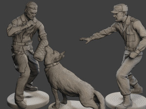 Czechoslovak communist Police K9 006 Modelo de Impressão 3D