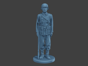 German soldier ww2 G1 000 3D Print Model