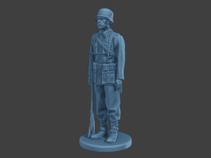 German soldier ww2 G1 000 3D Print Model
