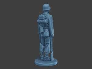 German soldier ww2 G1 000 3D Print Model