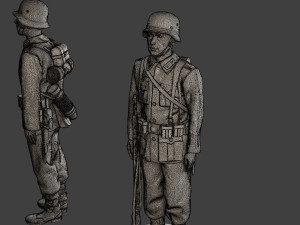 German soldier ww2 G1 000 3D Print Model