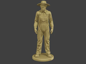 Farmer Man FM1 001 3D Print Model