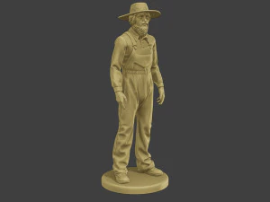 Farmer Man FM1 001 3D Print Model