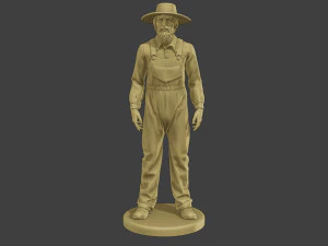 Farmer Man FM1 001 3D Print Model