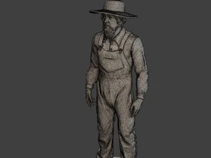 Farmer Man FM1 001 3D Print Model