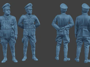 Soporte de oficiales alemanes ww2 G5 Modelo de impresión 3D