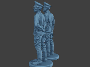 German Officers Stand ww2 G5 3D 프린트 모델