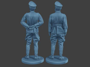 German Officers Stand ww2 G5 3D Print Model