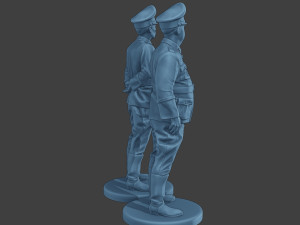 German Officers Stand ww2 G5 3D 프린트 모델