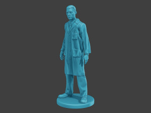 Scientist Male SM1 001 3D Print Model