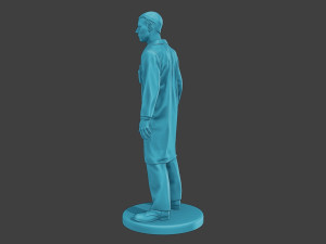 Scientist Male SM1 001 3D Print Model