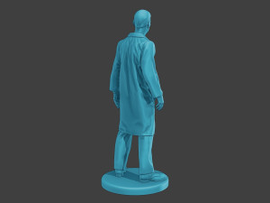 Scientist Male SM1 001 3D Print Model