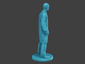 Scientist Male SM1 001 3D Print Model