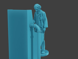 Scientist Male SM1 002 3D Принт Модель