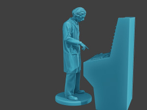 Scientist Male SM1 002 3D Принт Модель