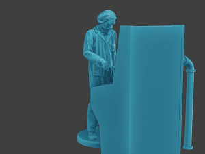 Scientist Male SM1 002 3D Принт Модель