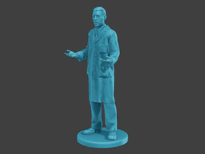 Scientist Male SM1 003 3D Print Model