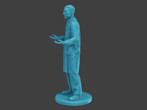 Scientist Male SM1 003 Model Cetak 3D