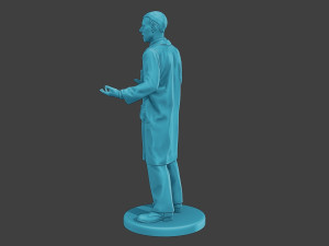 Scientist Male SM1 003 Model Cetak 3D