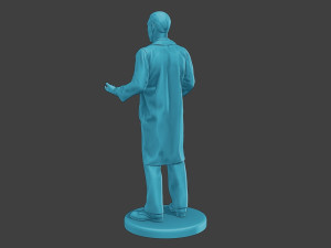 Scientist Male SM1 003 Model Cetak 3D