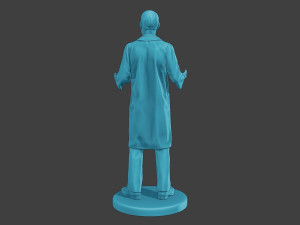 Scientist Male SM1 003 Model Cetak 3D