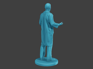 Scientist Male SM1 003 Model Cetak 3D
