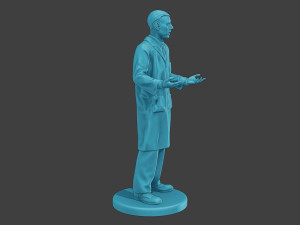 Scientist Male SM1 003 Model Cetak 3D