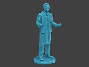 Scientist Male SM1 003 Model Cetak 3D