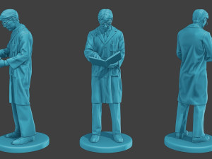 Scientist Male SM1 004 3D Print Model