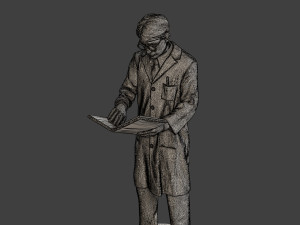 Scientist Male SM1 004 3Dプリントモデル