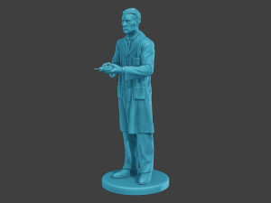 Scientist Male SM1 005 3D Print Model