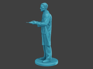 Scientist Male SM1 005 3D Print Model