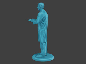 Scientist Male SM1 005 3D Print Model