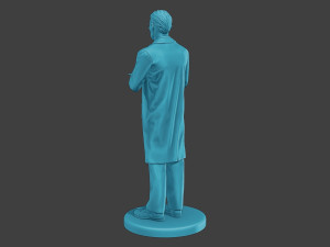 Scientist Male SM1 005 3D Print Model