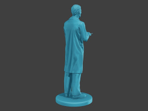 Scientist Male SM1 005 3D Print Model