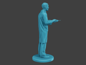 Scientist Male SM1 005 3D Print Model