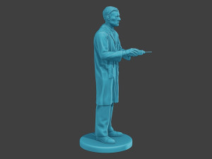 Scientist Male SM1 005 3D Print Model