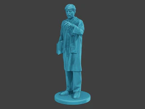 Scientist Male SM1 006 3D Print Model