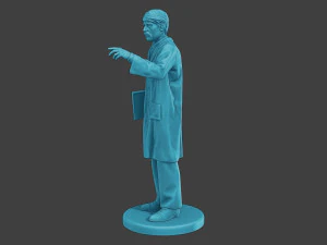 Scientist Male SM1 006 3D Print Model